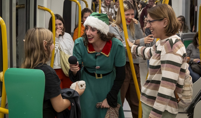 Nochevieja en Metro