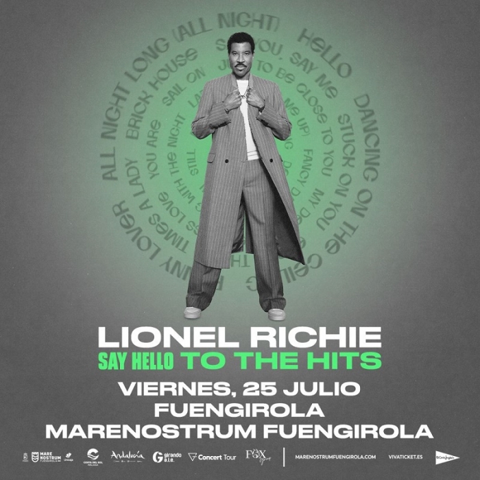 El icono mundial Lionel Richie traerá sus grandes éxitos a Marenostrum Fuengirola el 25 de julio de 2025