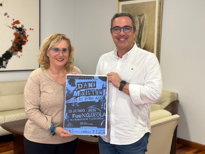 Marenostrum Fuengirola sorprende anunciando a Dani Martín, con su gira `25 P*t*s Años´, para el cartel de 2026