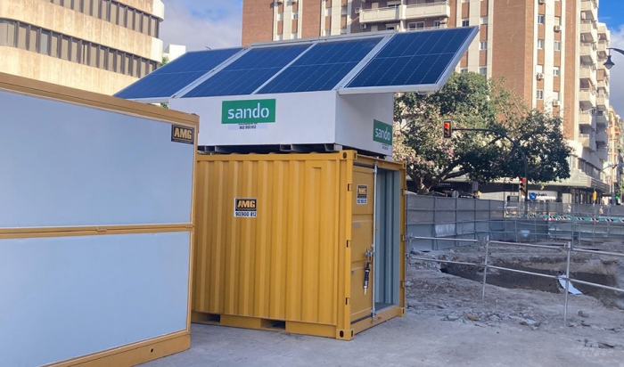 Un &#039;cubo solar&#039; mejora la eficiencia energética en las obras del Metro de Málaga