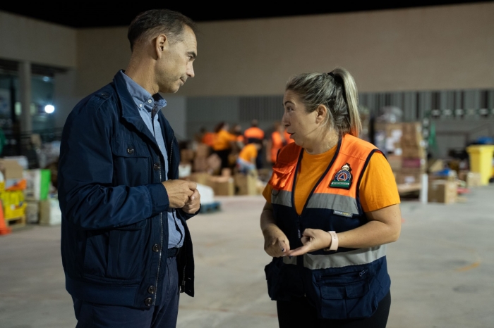 Benalmádena se vuelca con Valencia y llevará más de 70 toneladas de agua, mantas y alimentos no perecederos a los afectados por la catástrofe