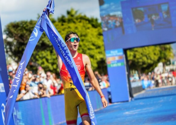 David Cantero, campeón del Mundo Sub 23 de Triatlón