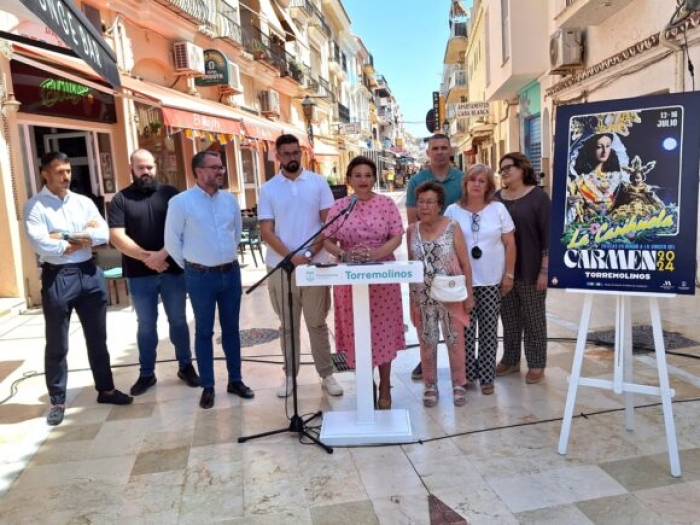 Torremolinos se prepara para la multitudinaria procesión y Feria de la Virgen del Carmen